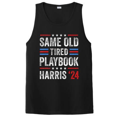 Same Old Tired Playbook Funny Sarcastic Election 2024 Saying PosiCharge Competitor Tank