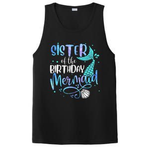 Sister Of The Birthday Mermaid Family Matching Party Squad PosiCharge Competitor Tank