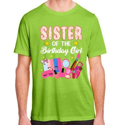 Sister Of The Birthday Spa Party Nail Polish Makeup Adult ChromaSoft Performance T-Shirt