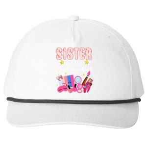 Sister Of The Birthday Spa Party Nail Polish Makeup Snapback Five-Panel Rope Hat