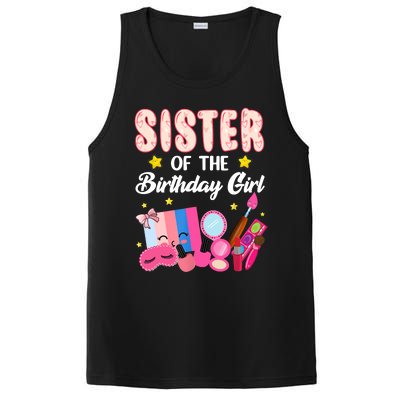 Sister Of The Birthday Spa Party Nail Polish Makeup PosiCharge Competitor Tank