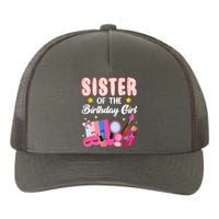 Sister Of The Birthday Spa Party Nail Polish Makeup Yupoong Adult 5-Panel Trucker Hat