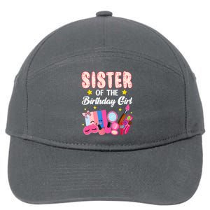 Sister Of The Birthday Spa Party Nail Polish Makeup 7-Panel Snapback Hat