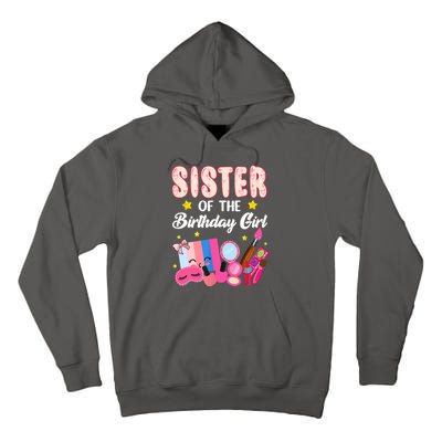 Sister Of The Birthday Spa Party Nail Polish Makeup Tall Hoodie