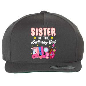 Sister Of The Birthday Spa Party Nail Polish Makeup Wool Snapback Cap