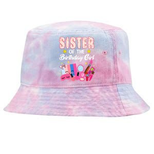 Sister Of The Birthday Spa Party Nail Polish Makeup Tie-Dyed Bucket Hat