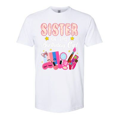 Sister Of The Birthday Spa Party Nail Polish Makeup Softstyle CVC T-Shirt