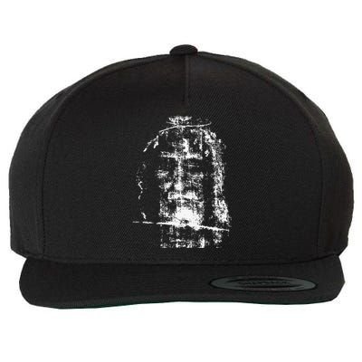 Shroud Of Turin Jesus Christ Face Wool Snapback Cap