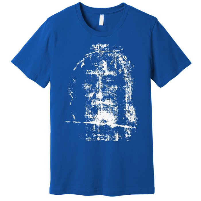 Shroud Of Turin Jesus Christ Face Premium T-Shirt