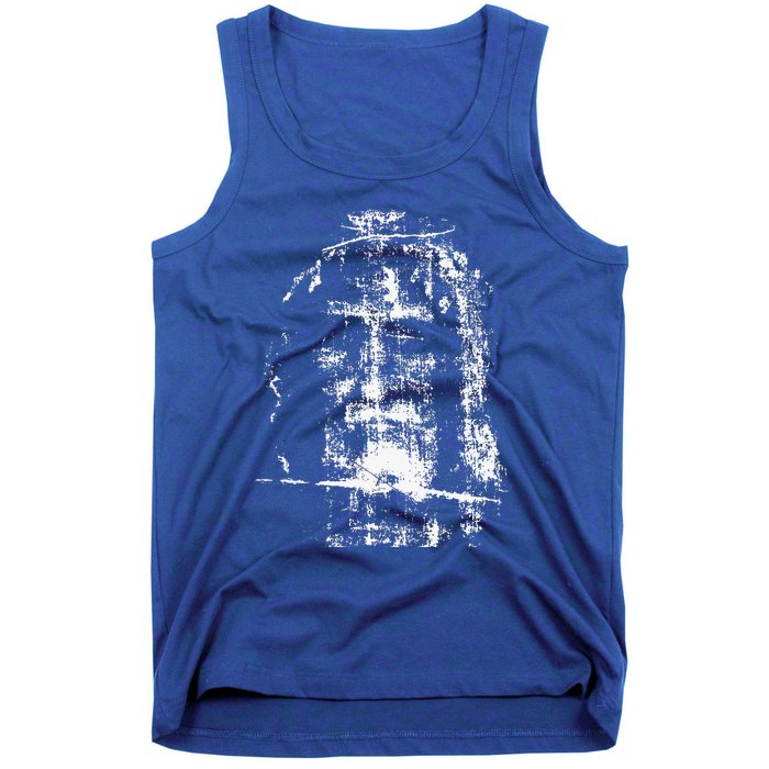 Shroud Of Turin Jesus Christ Face Tank Top