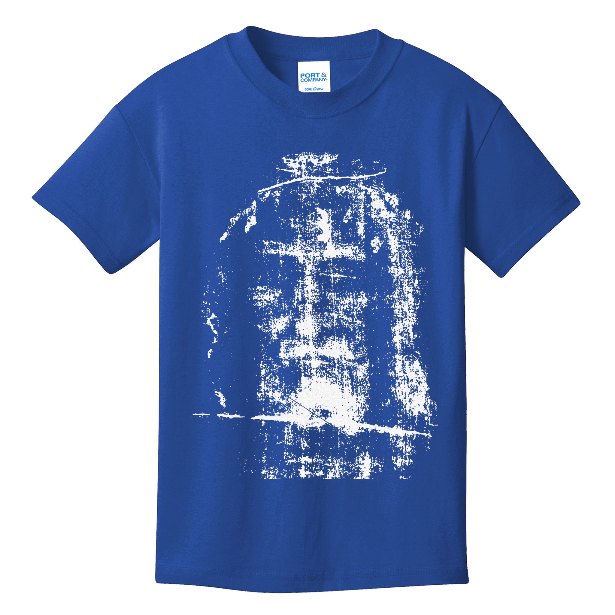 Shroud Of Turin Jesus Christ Face Kids T-Shirt