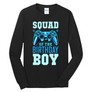 Squad of the Birthday Matching Video Gamer Birthday Tall Long Sleeve T-Shirt