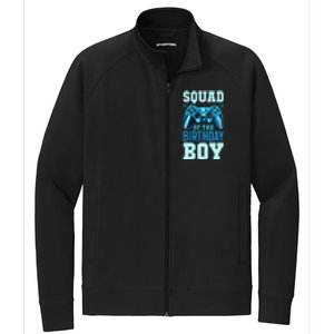 Squad of the Birthday Matching Video Gamer Birthday Stretch Full-Zip Cadet Jacket