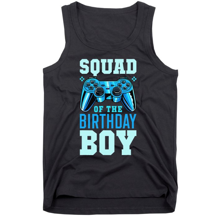 Squad of the Birthday Matching Video Gamer Birthday Tank Top