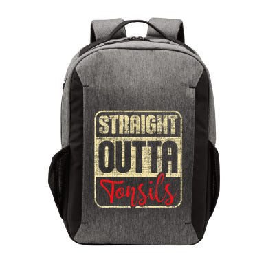 Straight Outta Tonsils Tonsil Removal Surgery Recovery Vector Backpack