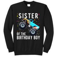 Sister Of The Birthday Monster Truck Family Matching Sweatshirt