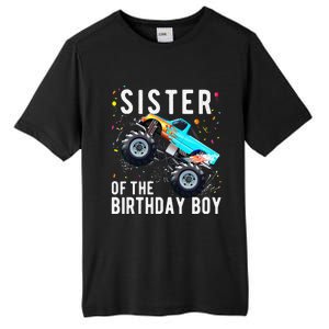 Sister Of The Birthday Monster Truck Family Matching Tall Fusion ChromaSoft Performance T-Shirt