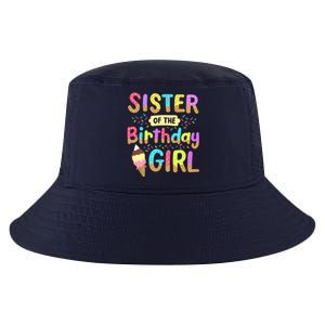 Sister Of The Birthday Day Ice Cream Party Family Cool Comfort Performance Bucket Hat