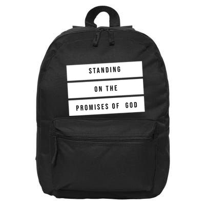 Standing On The Promises Of God 16 in Basic Backpack