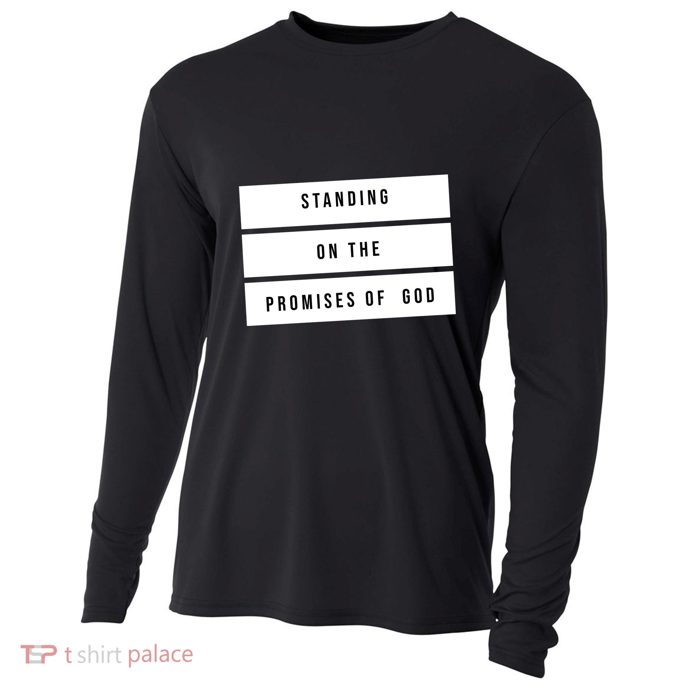 Standing On The Promises Of God Cooling Performance Long Sleeve Crew