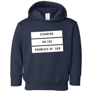 Standing On The Promises Of God Toddler Hoodie