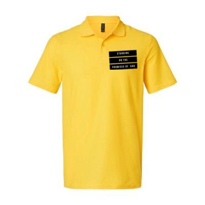 Standing On The Promises Of God Softstyle Adult Sport Polo