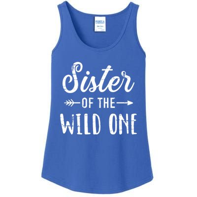 Sister Of The Wild One Daughter Matching Family Gift Ladies Essential Tank