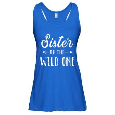 Sister Of The Wild One Daughter Matching Family Gift Ladies Essential Flowy Tank