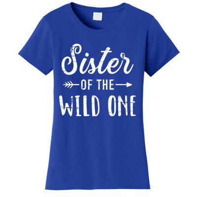 Sister Of The Wild One Daughter Matching Family Gift Women's T-Shirt