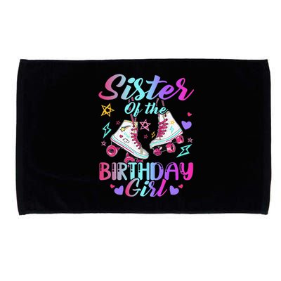 Sister Of The Birthday Rolling Birthday Roller Skates Microfiber Hand Towel