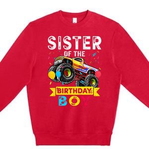 Sister Of The Birthday Premium Crewneck Sweatshirt