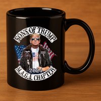 Sons Of Trump Maga Chapter 2024 11oz C Handle Ceramic Mug