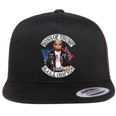 Sons Of Trump Maga Chapter 2024 Flatbill Hat