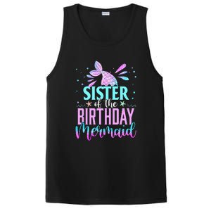 Sister Of The Birthday Mermaid Funny Matching Party PosiCharge Competitor Tank