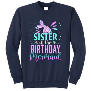 Sister Of The Birthday Mermaid Funny Matching Party Sweatshirt