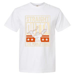 Straight Outta The Penalty Box Funny Hockey Player Fan Lover Garment-Dyed Heavyweight T-Shirt