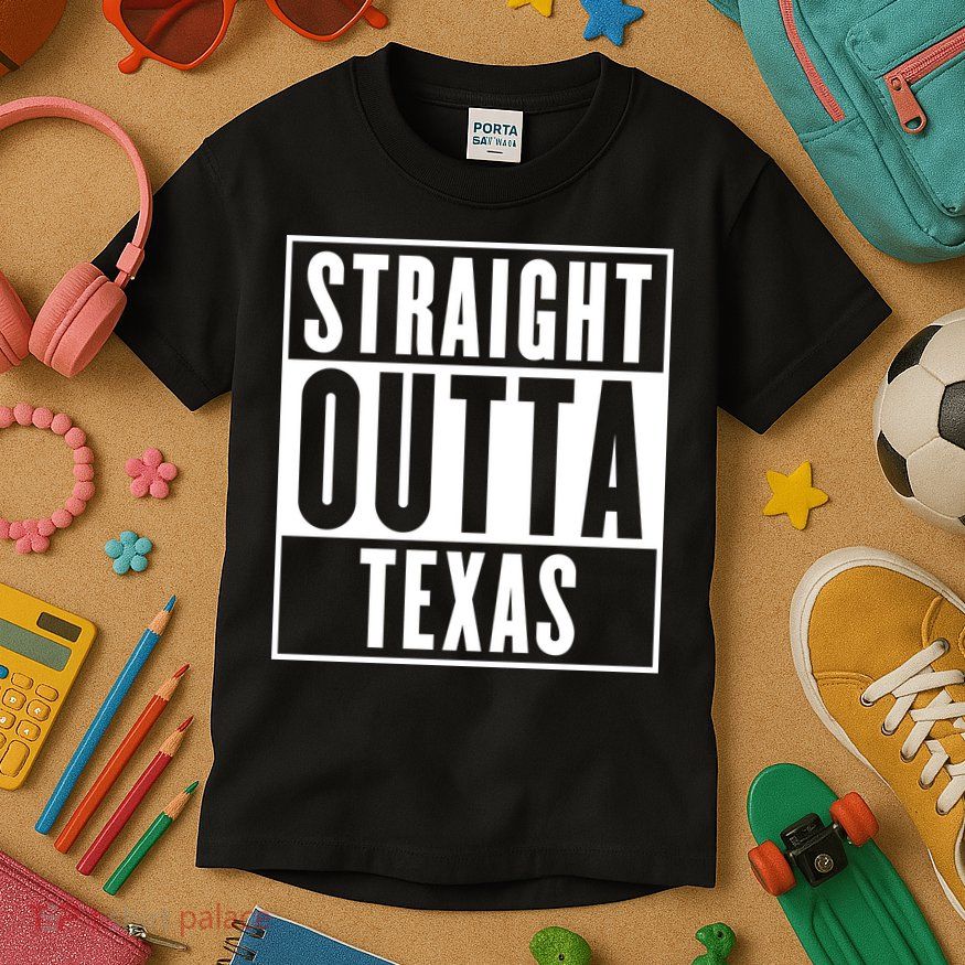 Straight Outta Texas Kids T-Shirt