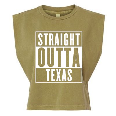 Straight Outta Texas Garment-Dyed Women's Muscle Tee