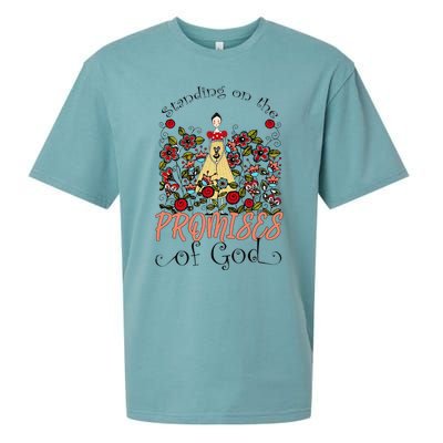 Standing On The Promises Of God Christian Faith Jesus God Sueded Cloud Jersey T-Shirt