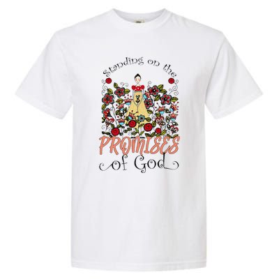 Standing On The Promises Of God Christian Faith Jesus God Garment-Dyed Heavyweight T-Shirt