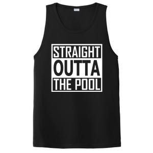 Straight Outta The Pool Swim Team Coach Swimmer Funny Gift Meaningful Gift PosiCharge Competitor Tank