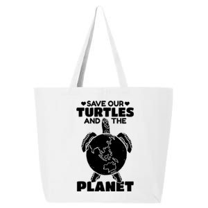 Save Our Turtles And The Planet Environt Cute Turtle Cool Gift 25L Jumbo Tote