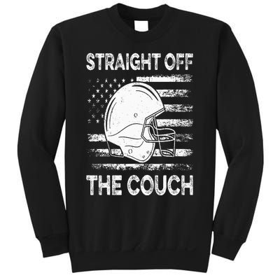 Straight Off The Couch Funny Football Offensive Lineman Sweatshirt