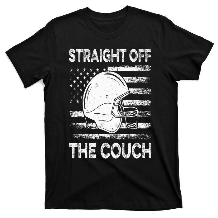 Straight Off The Couch Funny Football Offensive Lineman T-Shirt