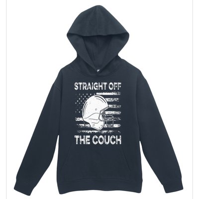 Straight Off The Couch Funny Football Offensive Lineman Urban Pullover Hoodie