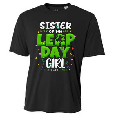 Sister of The Leap Day February 29th Birthday Leap Year Cooling Performance Crew T-Shirt