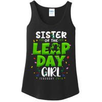 Sister of The Leap Day February 29th Birthday Leap Year Ladies Essential Tank