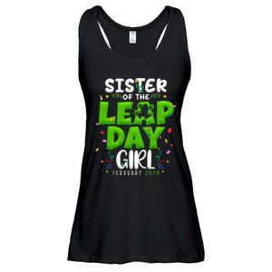 Sister of The Leap Day February 29th Birthday Leap Year Ladies Essential Flowy Tank