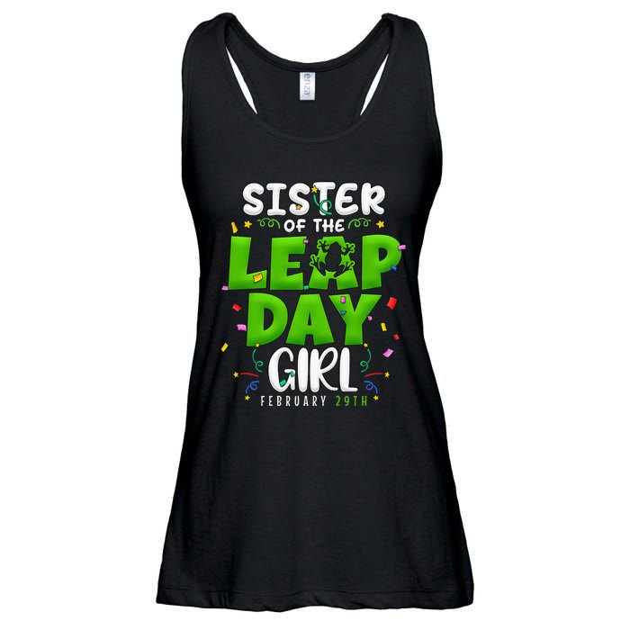 Sister of The Leap Day February 29th Birthday Leap Year Ladies Essential Flowy Tank