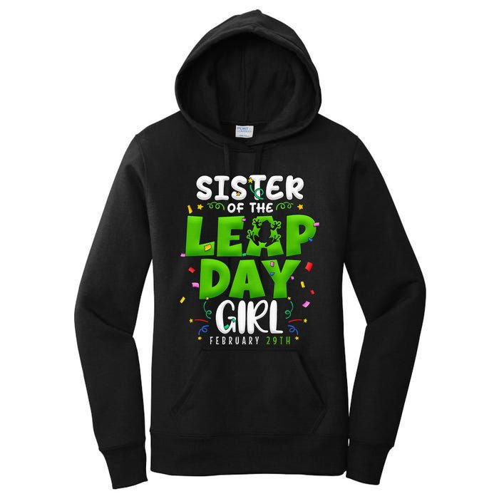 Sister of The Leap Day February 29th Birthday Leap Year Women's Pullover Hoodie